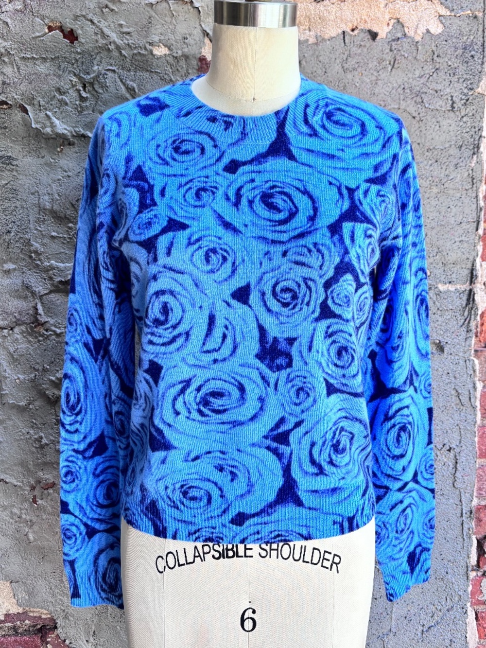 AUTUMN CASHMERE ROSE PRINT CREW